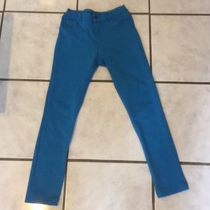 Girl's Blue Jeggings